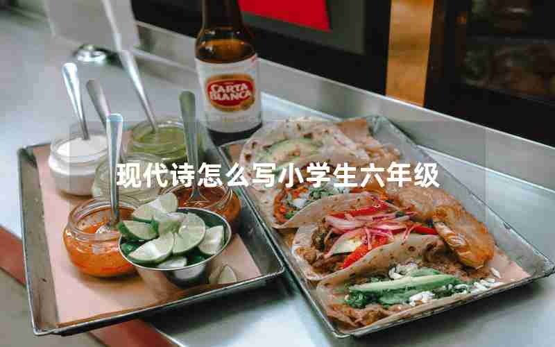 现代诗怎么写小学生六年级