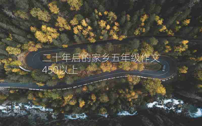 二十年后的家乡五年级作文450以上