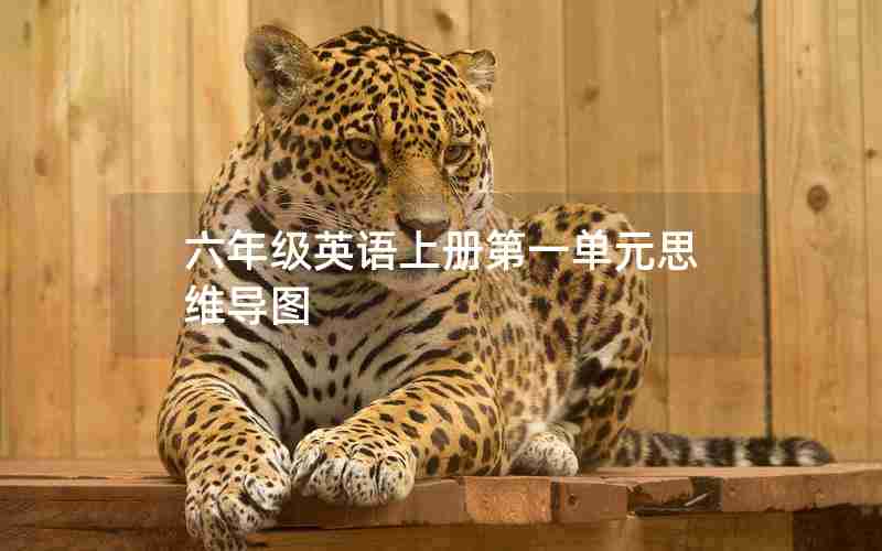 六年级英语上册第一单元思维导图