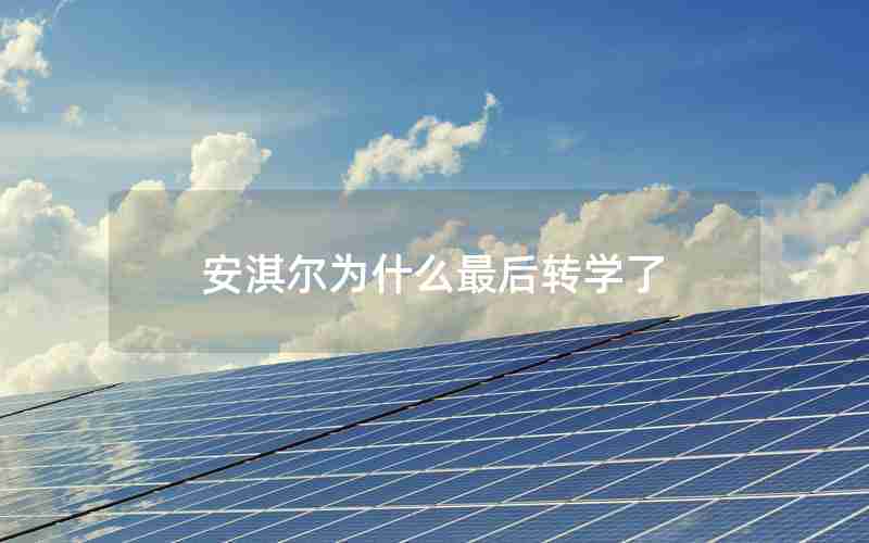 安淇尔为什么最后转学了
