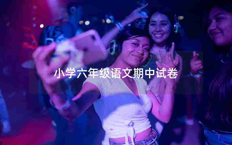 小学六年级语文期中试卷