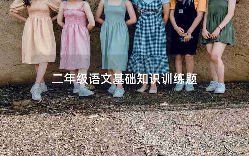 二年级语文基础知识训练题